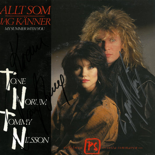 Tone Norum & Tommy Nilsson ★ Allt Som Jag Känner (vinyl single - 2 variations)