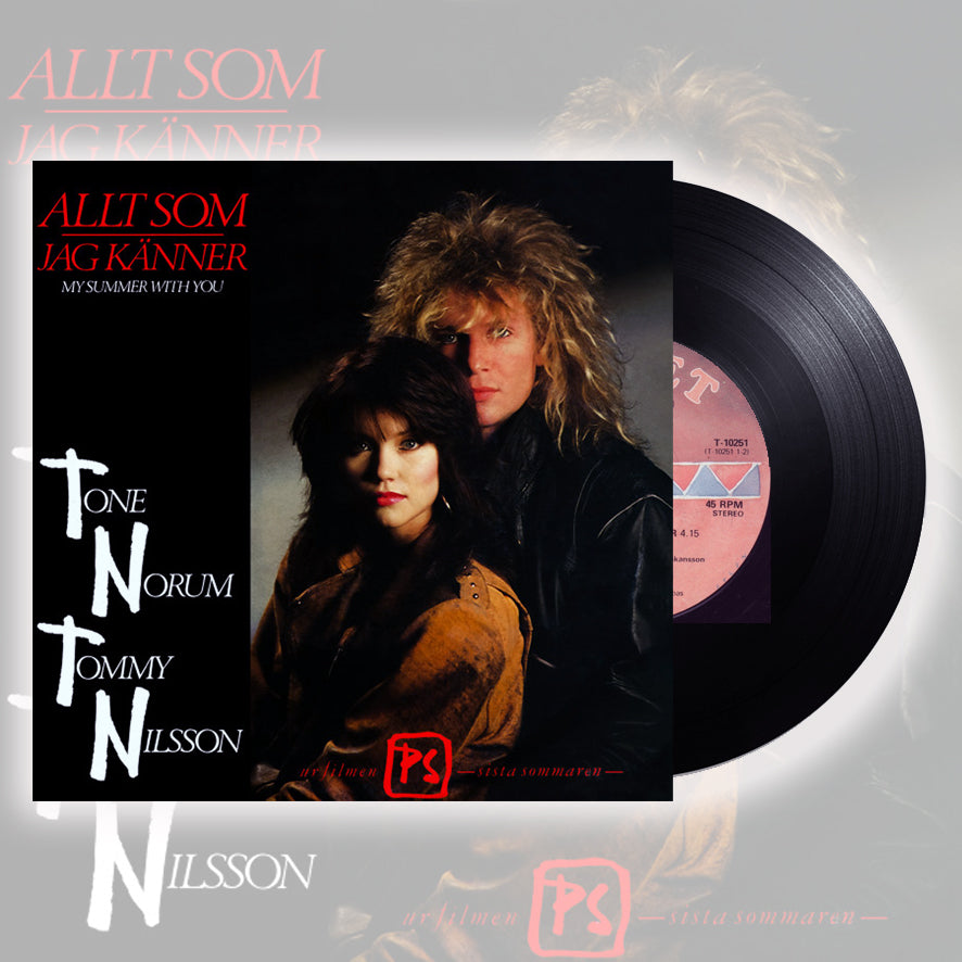 Tone Norum & Tommy Nilsson ★ Allt Som Jag Känner (vinyl single - 2 variations)