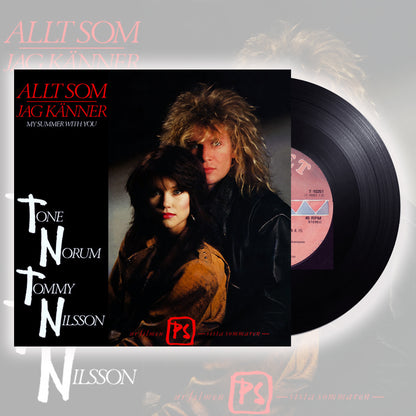 Tone Norum & Tommy Nilsson ★ Allt Som Jag Känner (vinyl single - 2 variations)