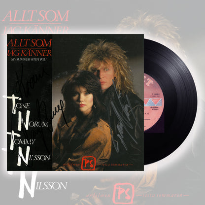 Tone Norum & Tommy Nilsson ★ Allt Som Jag Känner (vinyl single - 2 variations)
