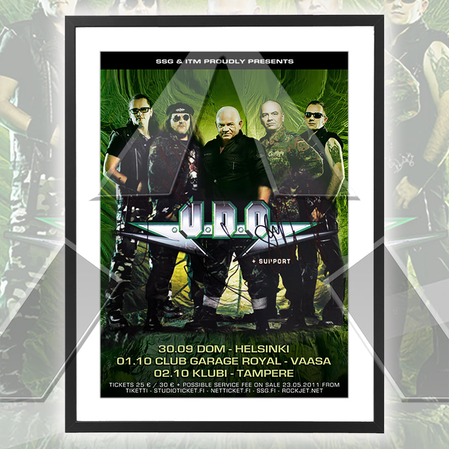 U.D.O. ★ Finland 2011 (tour poster - 3 variations)