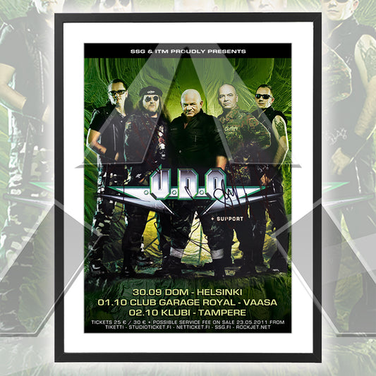 U.D.O. ★ Finland 2011 (tour poster - 3 variations)
