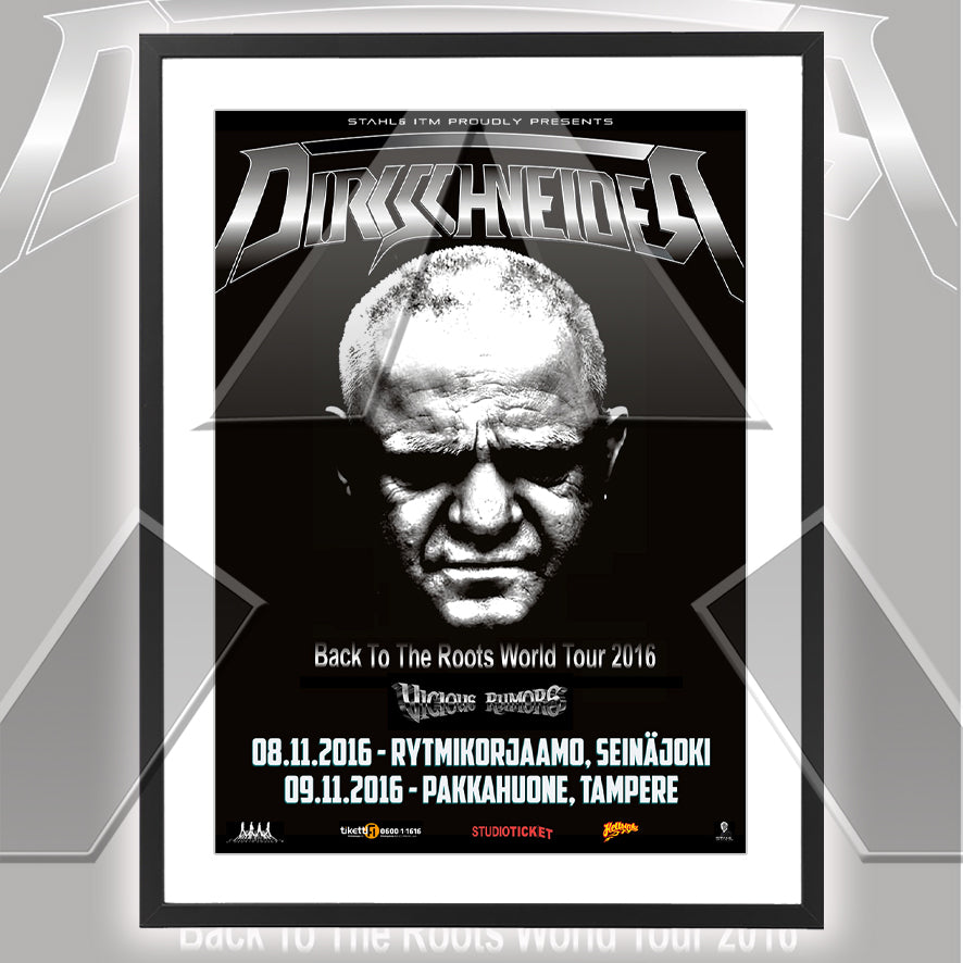 Dirkschneider ★ Finland 2016 (tour poster)