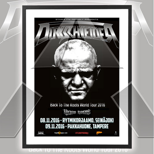 Dirkschneider ★ Finland 2016 (tour poster)