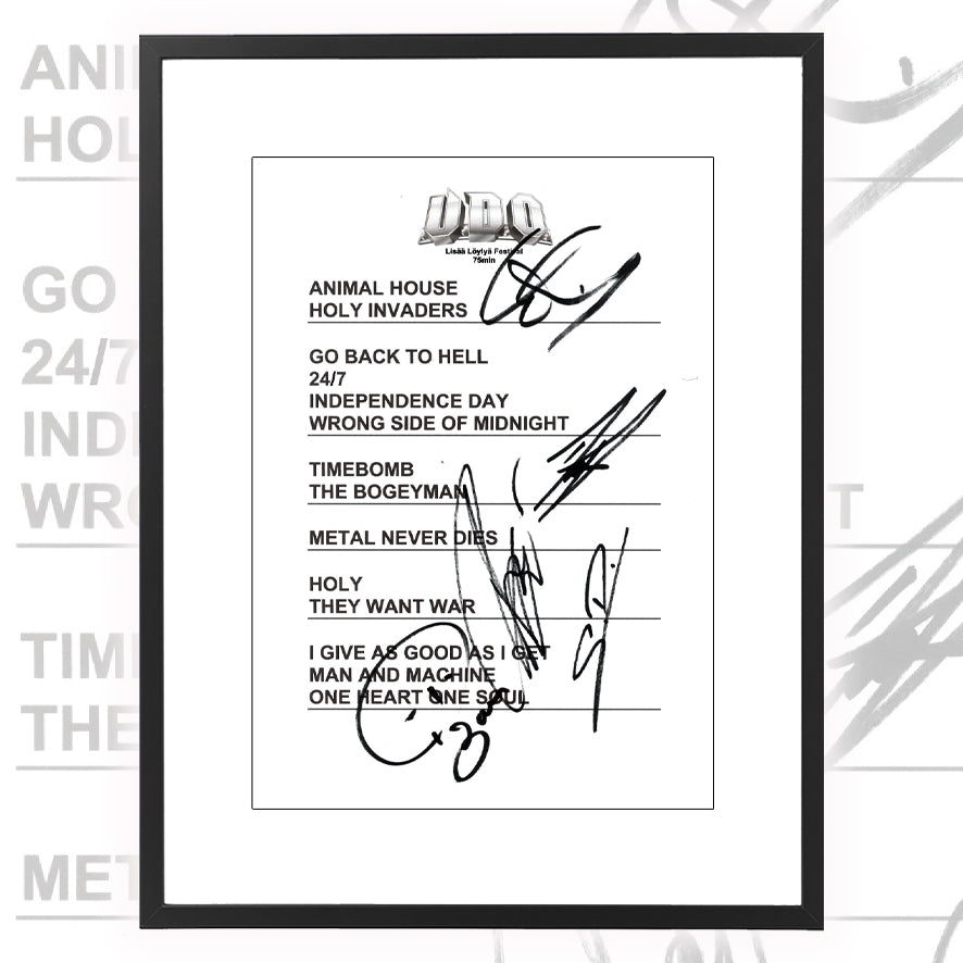 U.D.O. ★ Vaasa Finland 2023 (setlist - 2 variations)