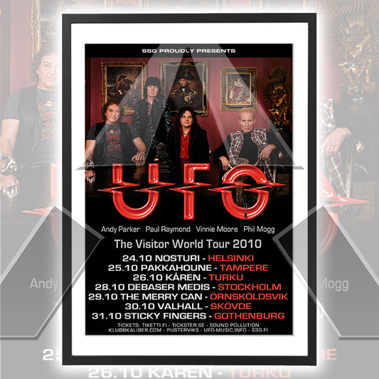 UFO ★ Nordic Tour Poster 2010 (tour poster - 2 versions)