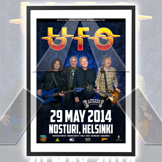 UFO ★ Helsinki Tour Poster 2014 (tour poster - 2 versions)