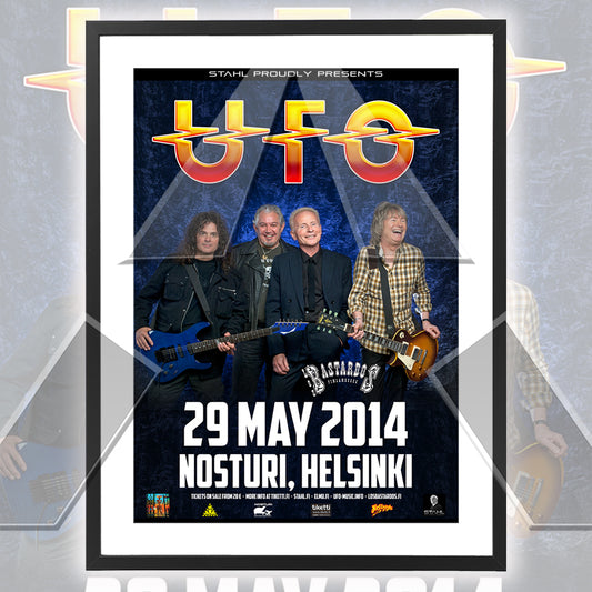 UFO ★ Helsinki Finland 2014 (tour poster)
