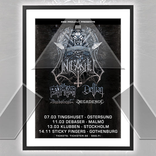 Unleashed ★ Sweden 2009 (tour poster)