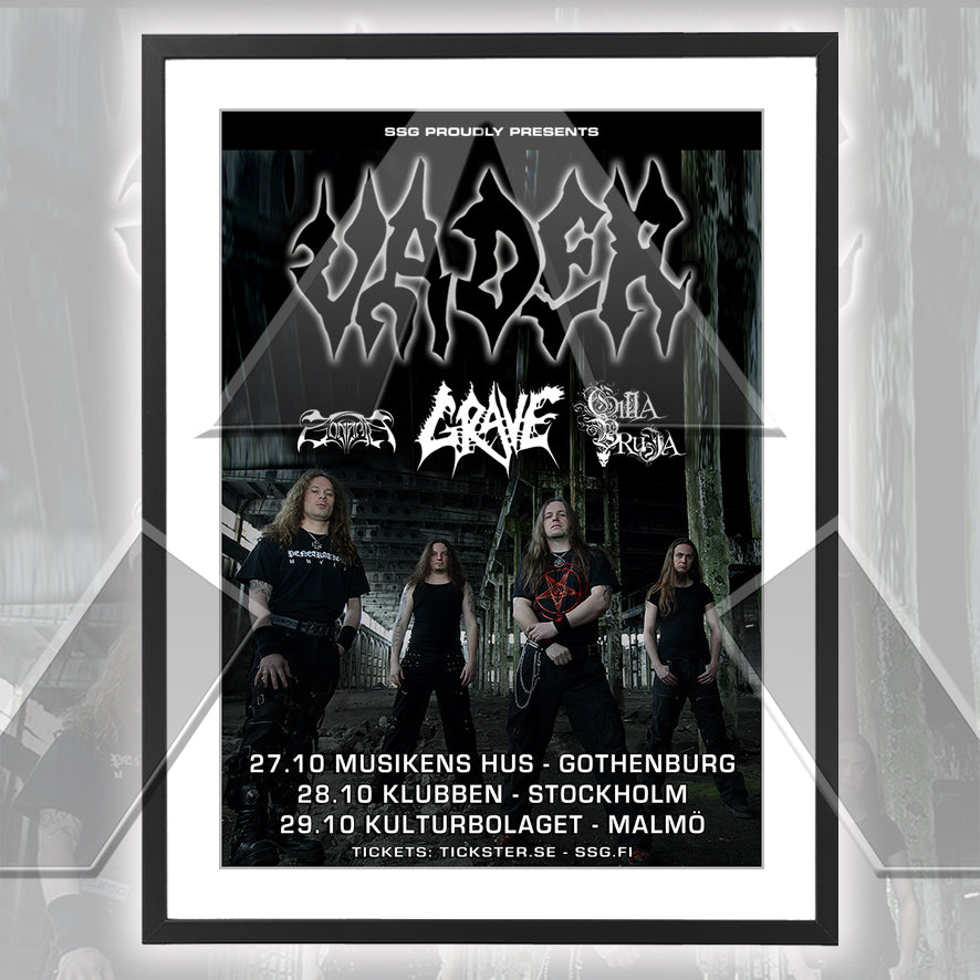 Vader ★ Sweden 2009 (tour poster)