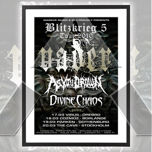 Vader ★ Sweden 2010 (tour poster)