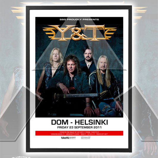 Y & T ★ Finland Tour Poster 2011 (tour poster - 2 versions)