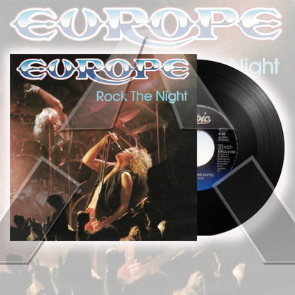 Europe ★ Rock The Night (vinyl maxi & single - 3 versions)