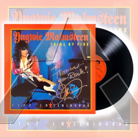 Yngwie Malmsteen ★ Trial by Fire: Live in Leningrad (vinyl album - US 8397261)