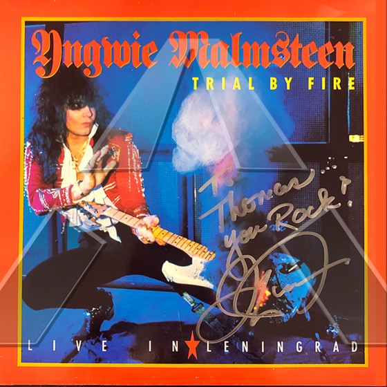 Yngwie Malmsteen ★ Trial by Fire: Live in Leningrad (vinyl album - US 8397261)
